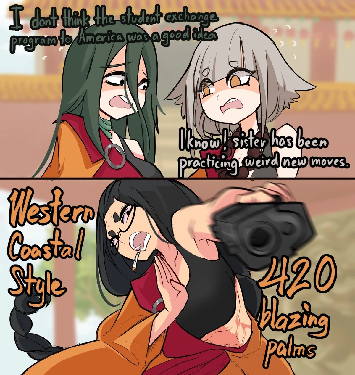 Western coastal style - 420 blazing palms