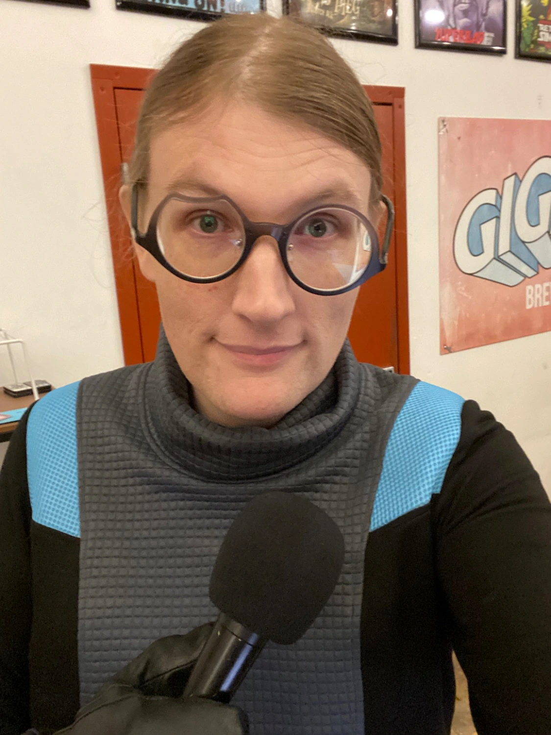 Hi, I'm entrusted with a microphone, quite possibly the world's fourth-biggest mistake.