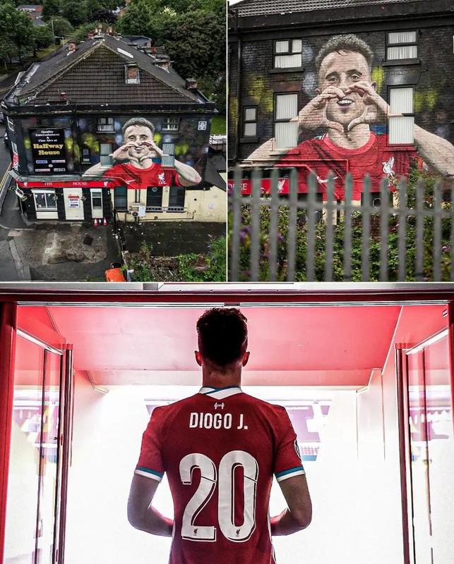 Diogo Jota’s new mural unveiled in Liverpool