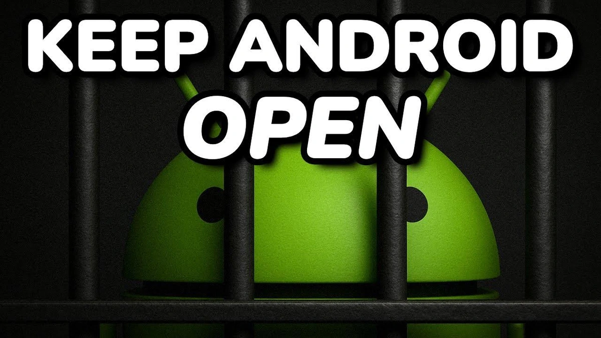 Il robot di Android dietro alle sbarre