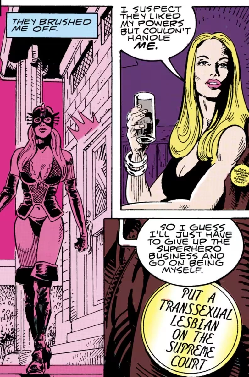[x-post] DC has never been more based (RIP Rachel Pollack, you absolute legend)