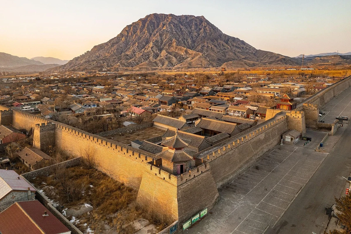 Jimingyi ancient city in Hebei, China