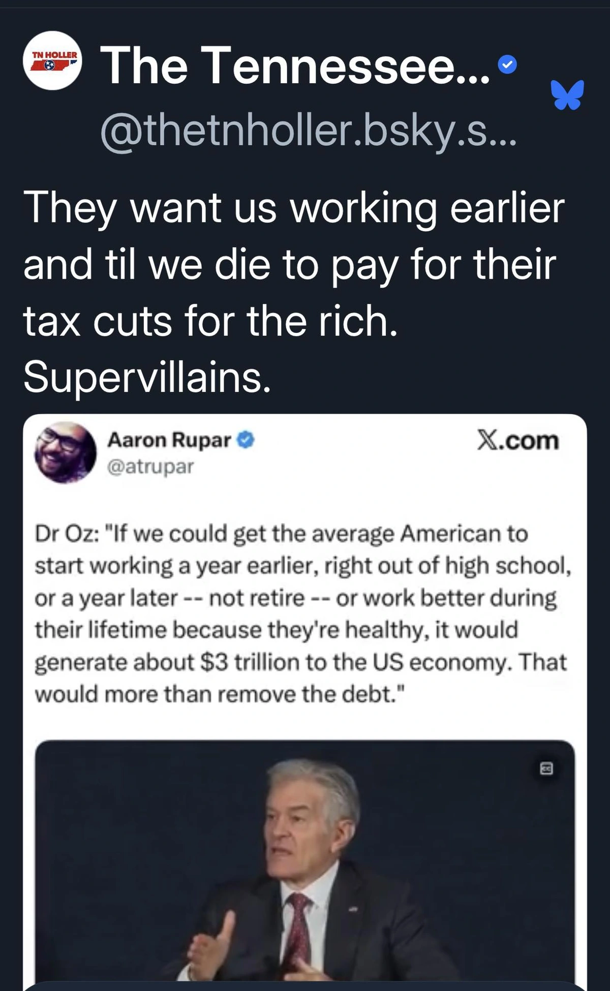 Do it for your country's debt!