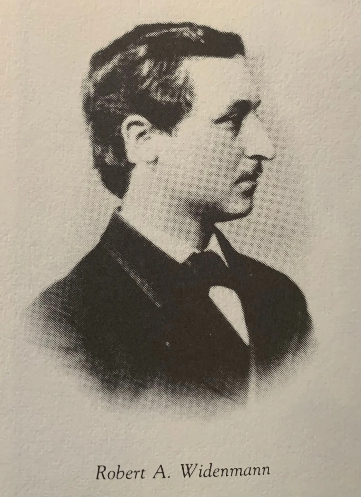 A photo of Robert A Widenmann