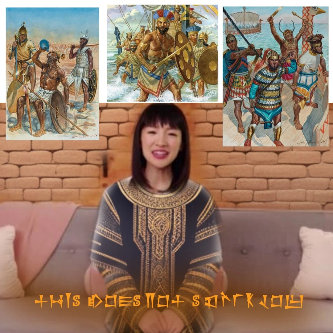 Don't know, the Sea Peoples seem to be happy about their arrival