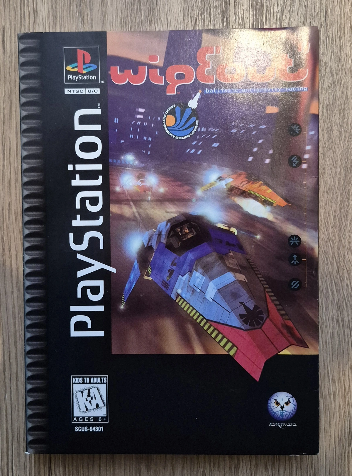 Wipeout PS1 Long Box edition