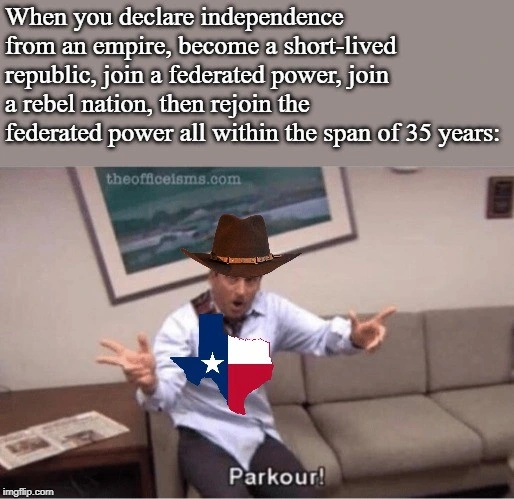 Make up your damn mind, Texas