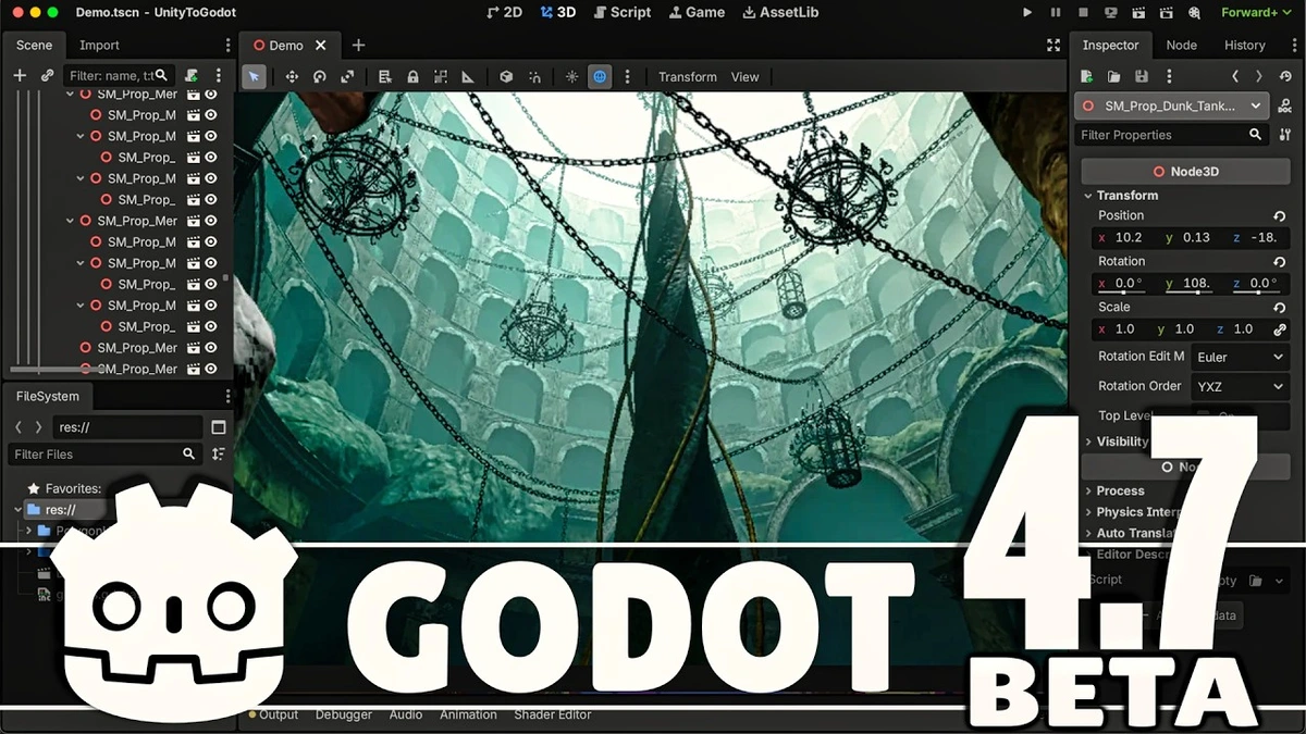 Godot 4.7 Beta is Here!