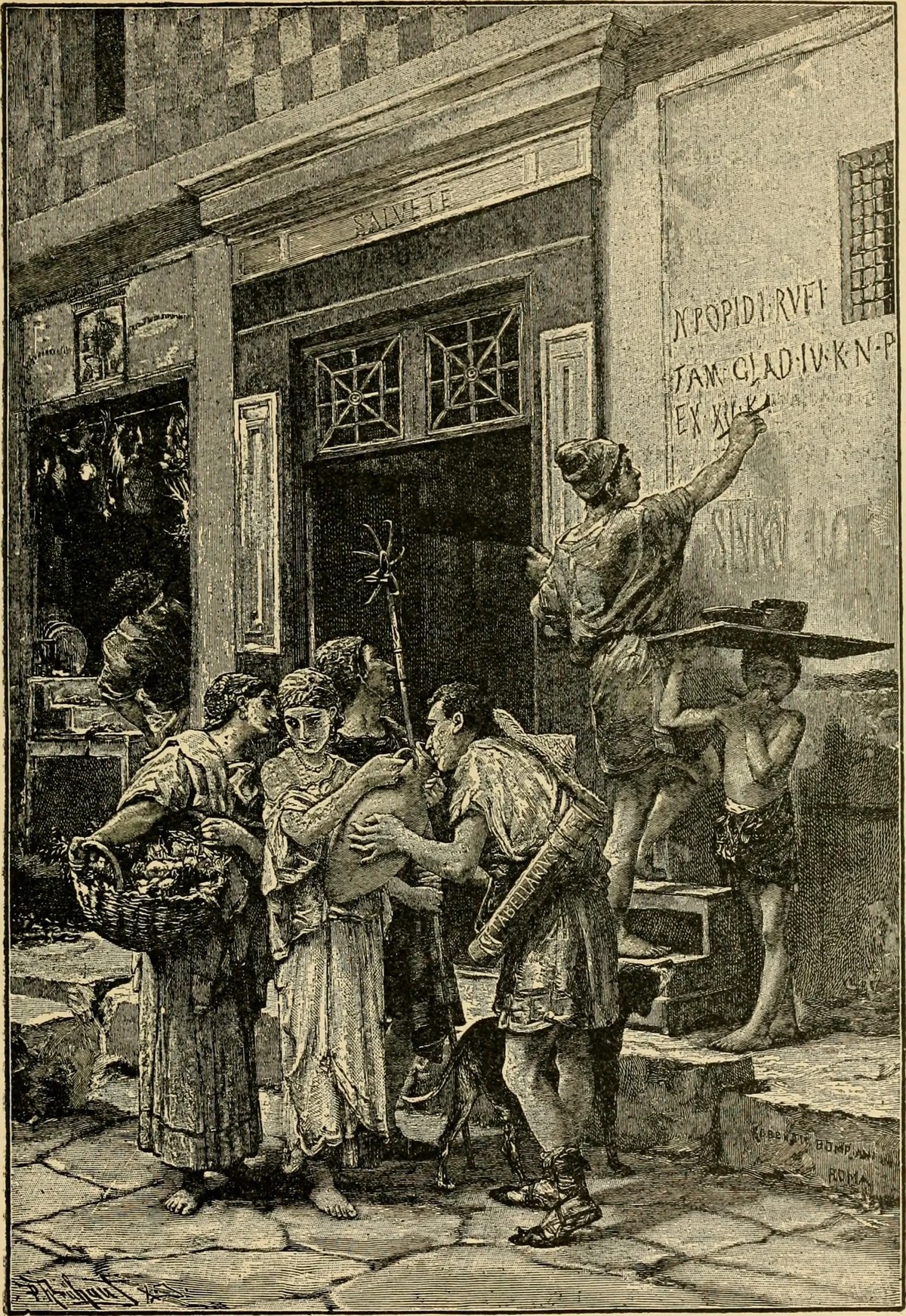 Roman gossip in 1st century AD Pompeii