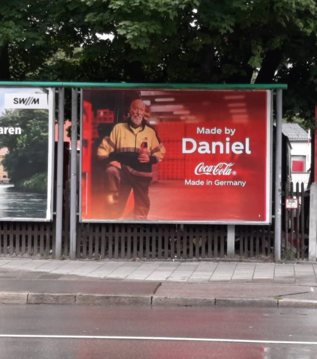 The Coca-Cola boycott may have caused this ad