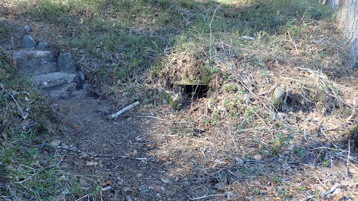 Mystery underground storage site