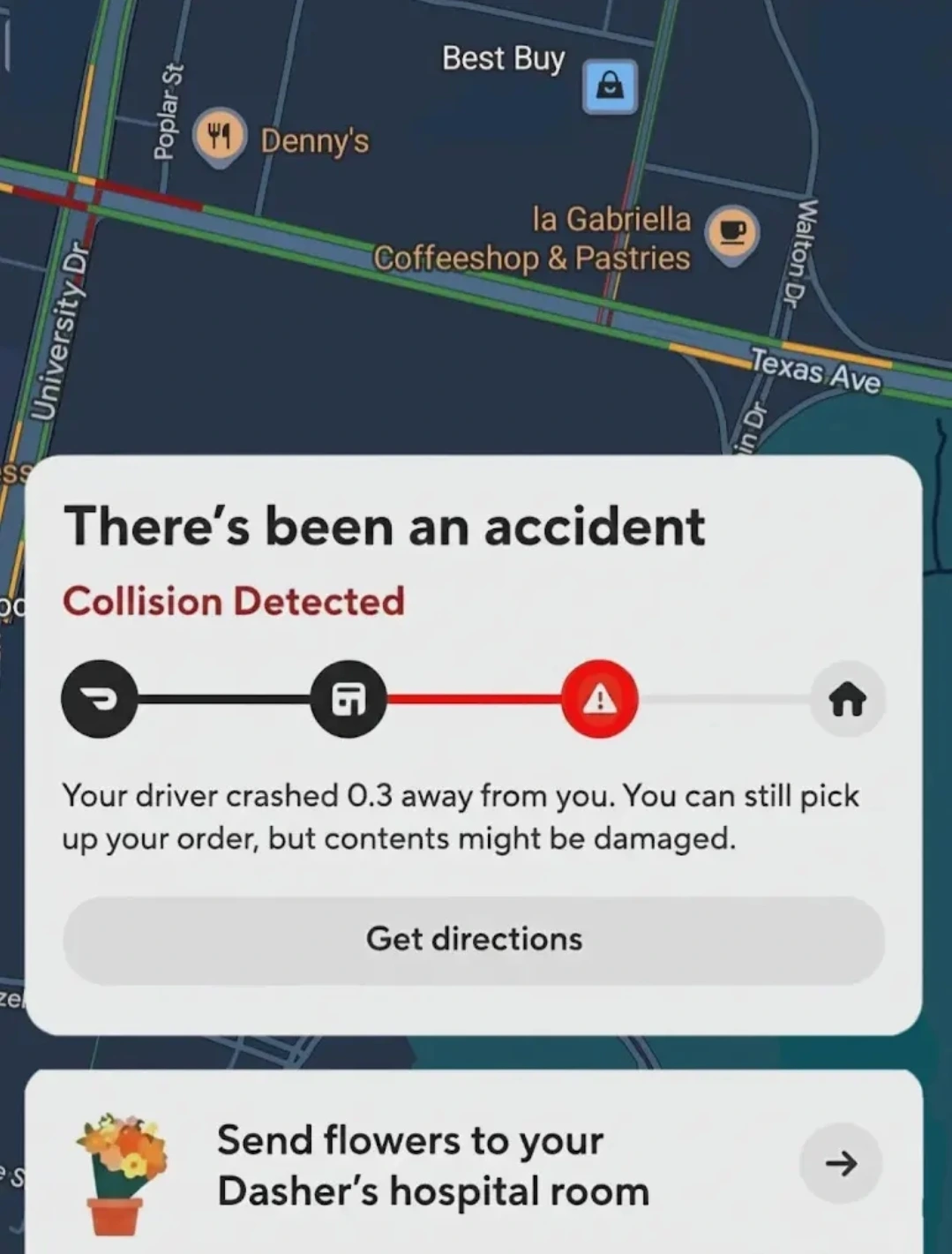 An oopsie occured