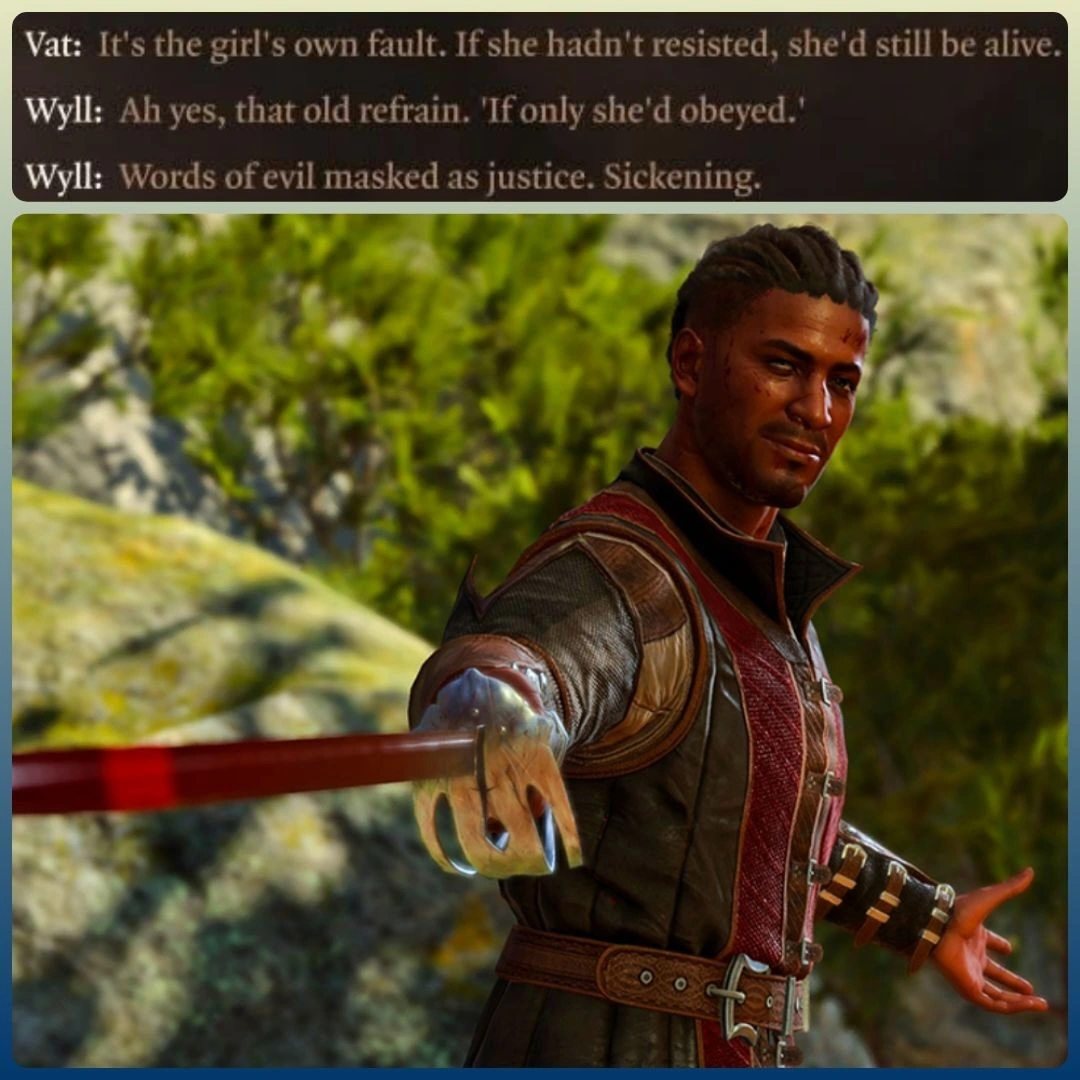 Wyll is a comrade o7