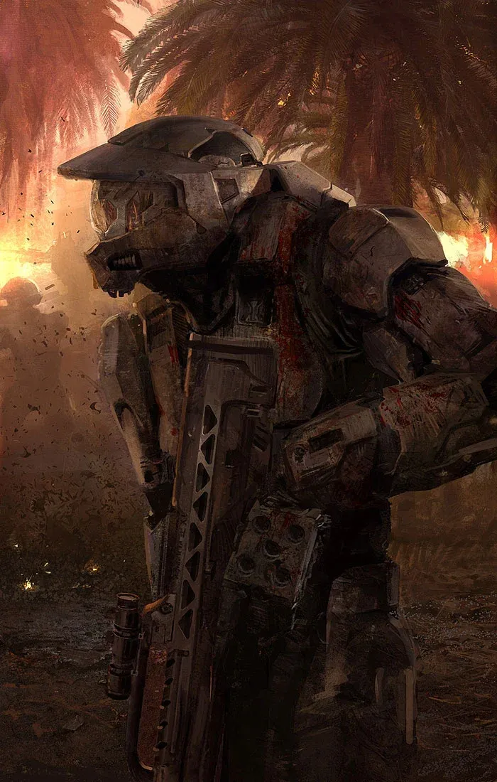 [Official Art] Gallery Illustration for the Halo Graphic Novel by Craig Mullins - Halo 2