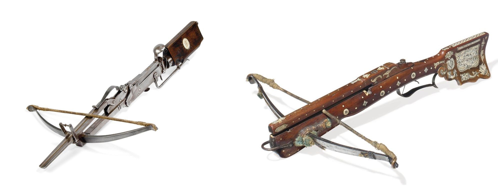 Steel crossbow and barreled crossbow ('Slurbow'), Germany, 17th century AD