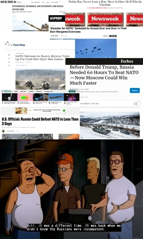 We didn't know the true extent of Russian incompetence