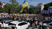 Protests in Ukraine's cities against Zelensky's removal of defence minister