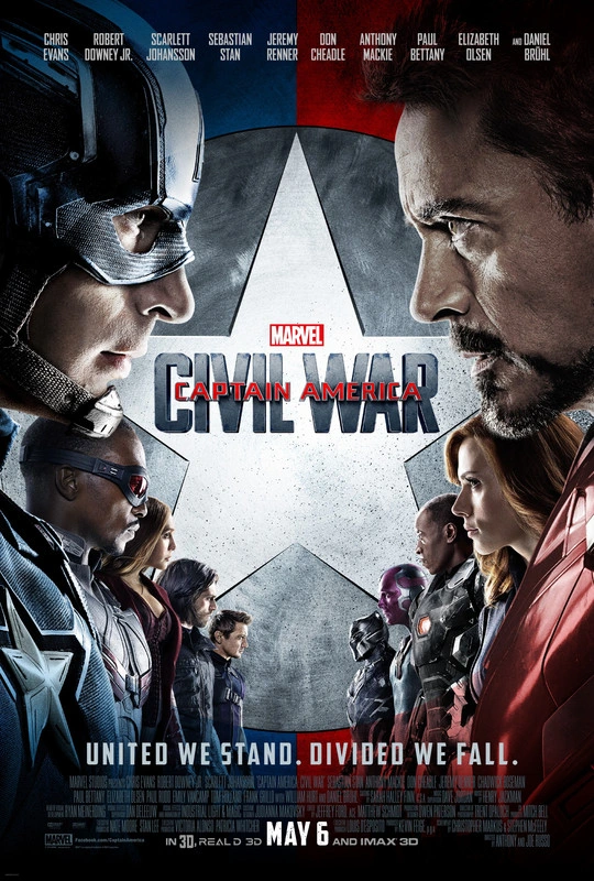 "Captain America: Civil War" was released on this day 10 years ago!