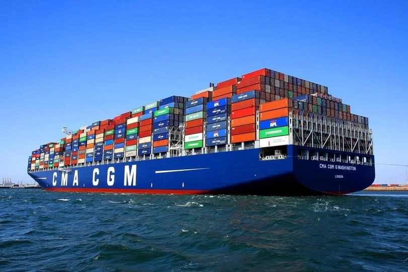 Photo of the container ship CMA CGM 