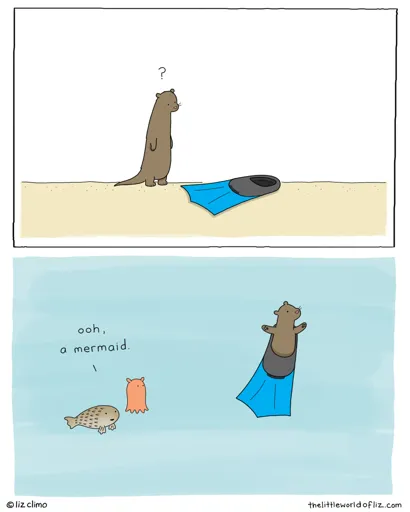 Meanwhile, at the beach...