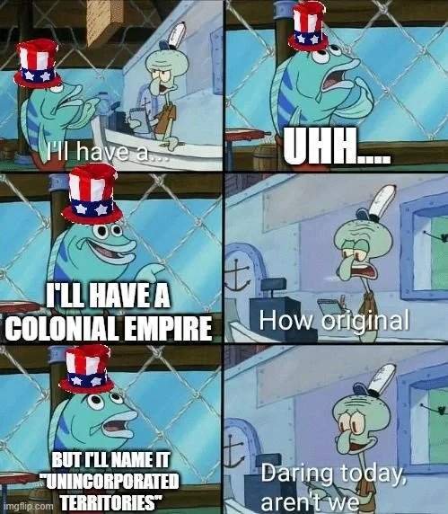 Nomenclature means it's not an empire, right?