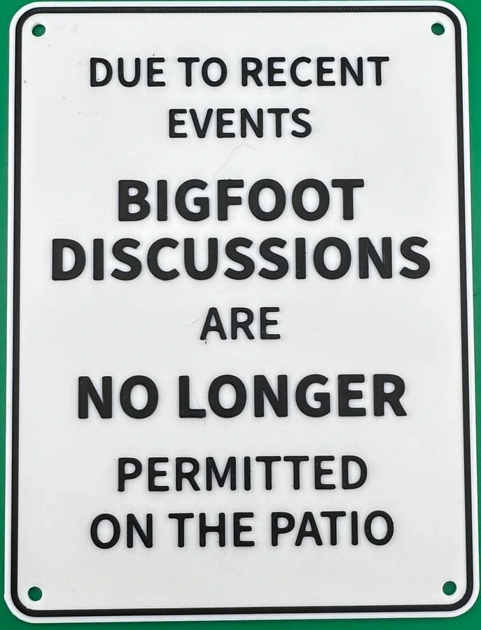 What happened on the patio?