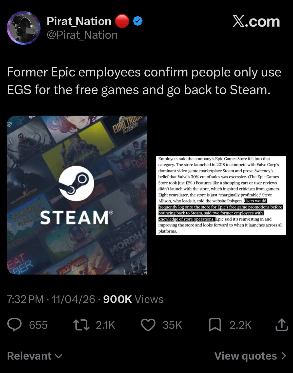 I'm doing my part!