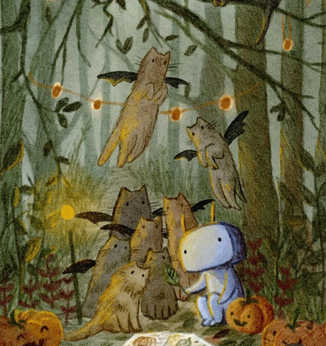 Cats that are bats? Or vampire cats?