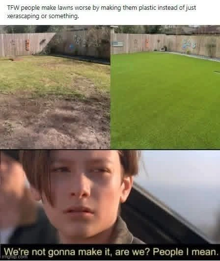 We're not going to make it