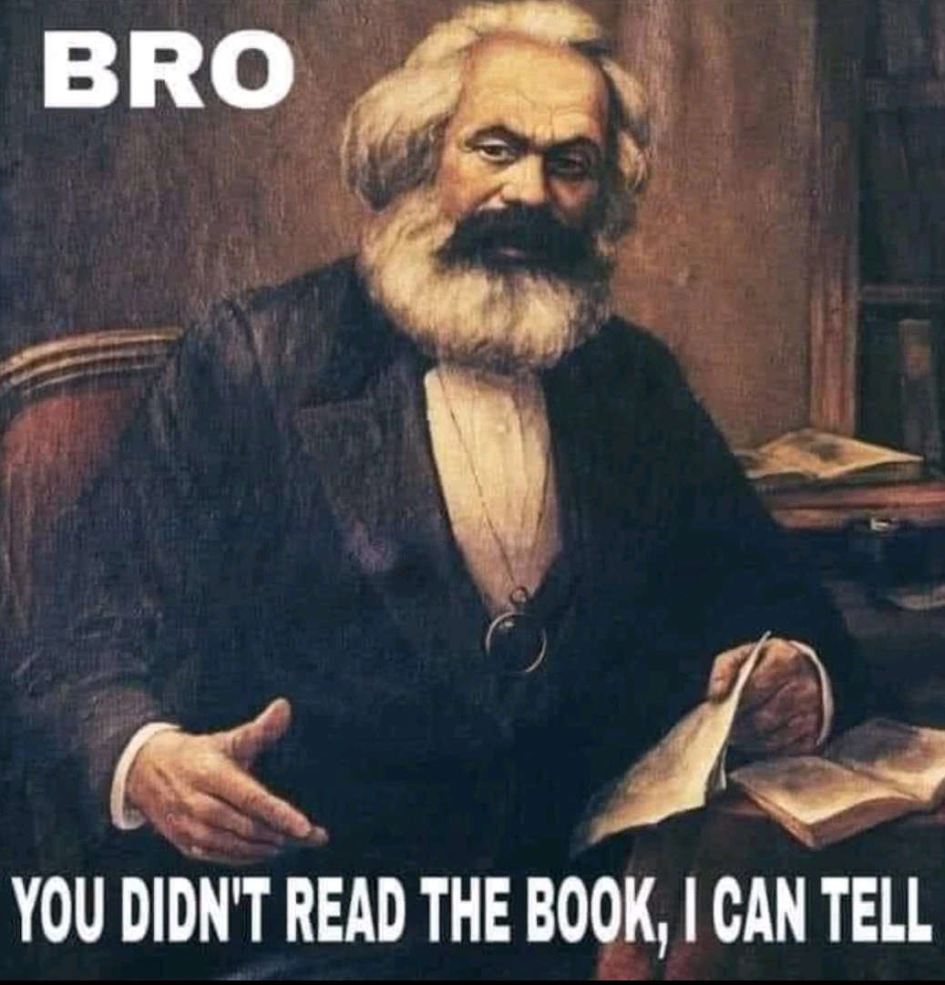 Bro, you didn't read the book.
