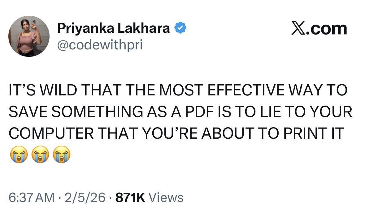 Save as PDF