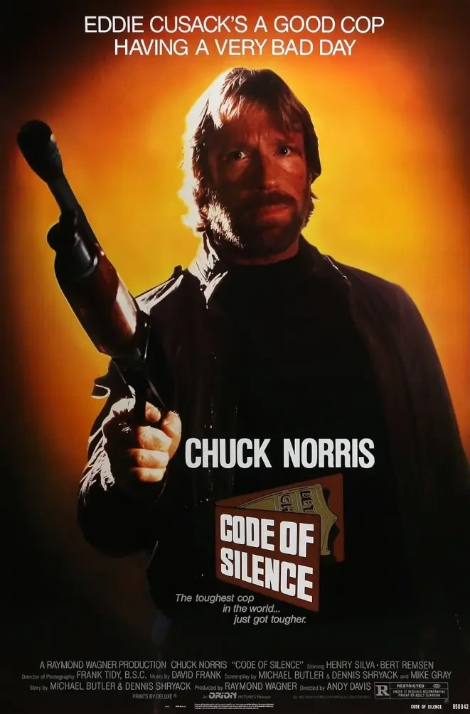 Poster for the film Code of Silence (1985)