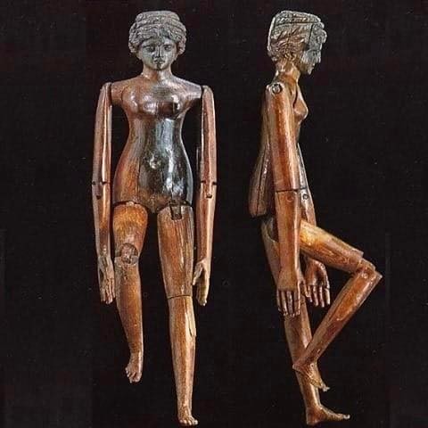 Ivory doll with moveable joints, Rome, 2nd century AD