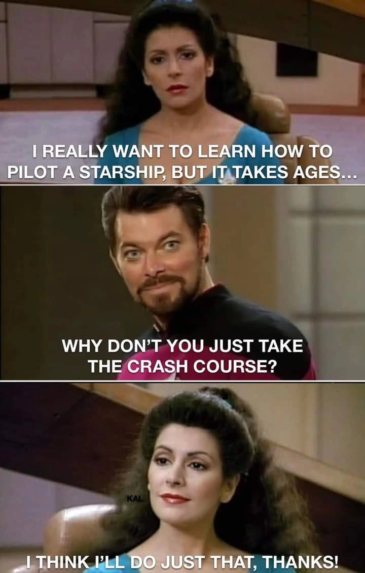 She was top of her class!