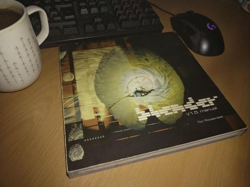 "Blender v1.5 Manual", by Ton Roosendaal, published by Not a Number in 1998, ISBN 90-76519-01-3