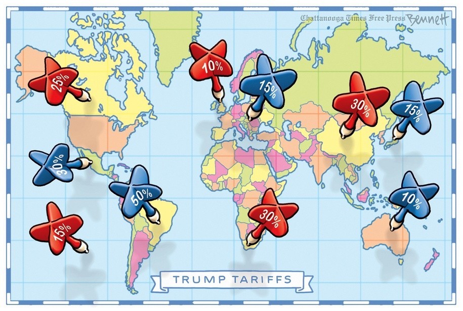 Trump's tariffs, Clay Bennett
