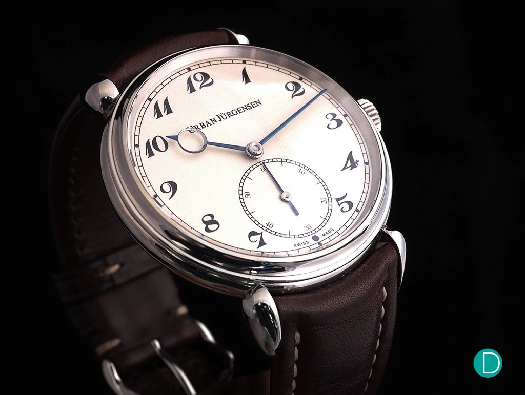 The face of a "The Alfred" watch