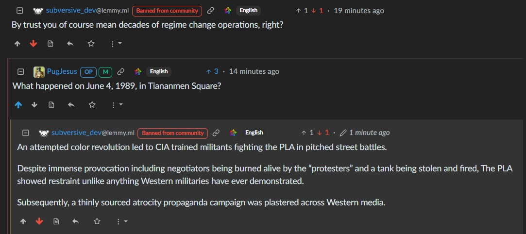 CIA trained militants in Tiananmen Square were no match for our Glorious People's Repression Of Student Protesters! 💪💪💪