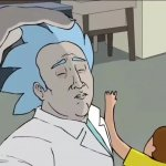 rick and morty meme god slap