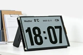 ESP32-S3 development board features 4.2-inch Reflective LCD (RLCD), dual microphone array, onboard speaker - CNX Software