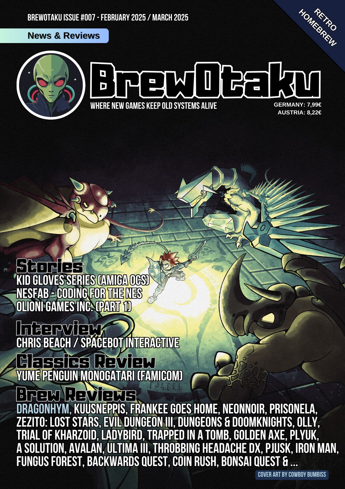 Cover of BrewOtaku issue #007 to be released in August 2025.
