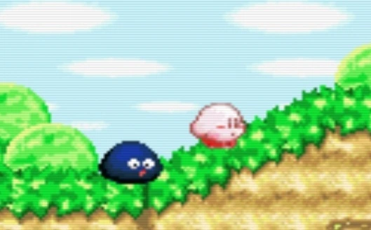 So, I'm kinda new at Kirby. What's this dark blue thing?