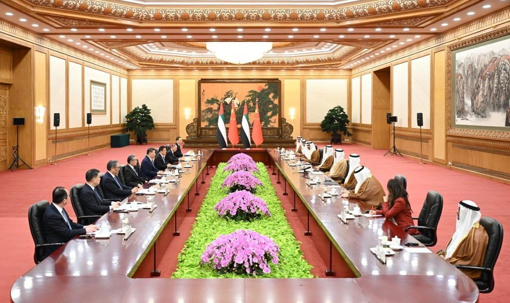 Xi apresenta proposta de 4 PONTOS para promoção e salvaguarda da paz no oriente médio:

Esses pontos foram divulgados pela agência oficial Xinhua e repercutidos em veículos chineses.