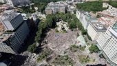 Tens of thousands join anti-government protest in Madrid