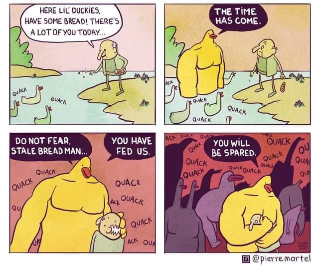 It's all over for the rest of us...