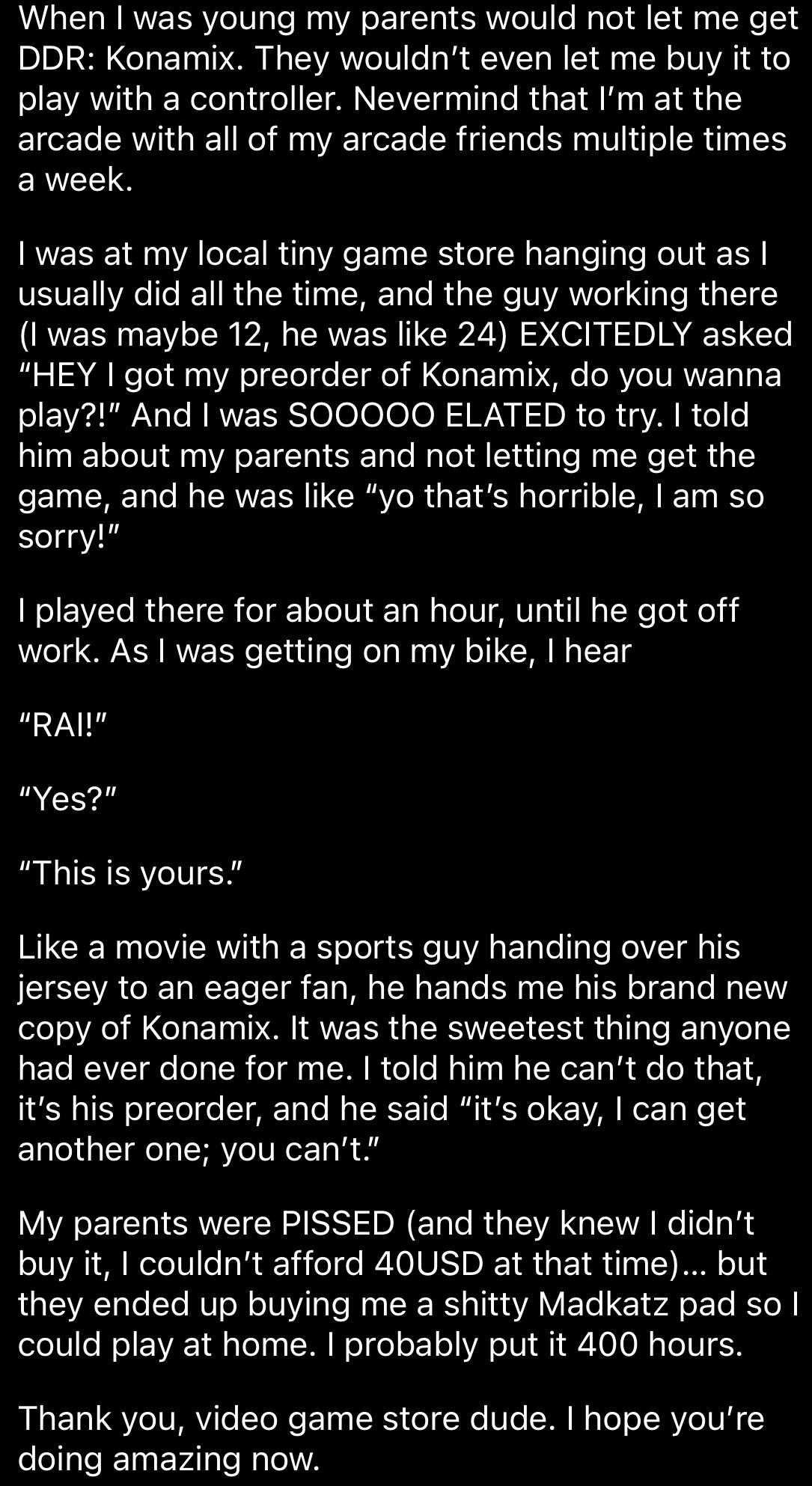 Game store wholesomeness on lemmy