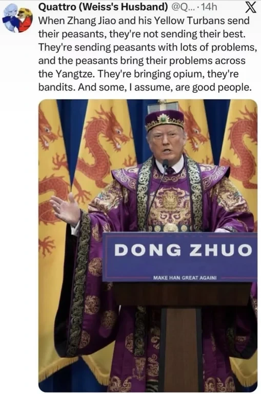 Tell tiny Dong to go fuck himself