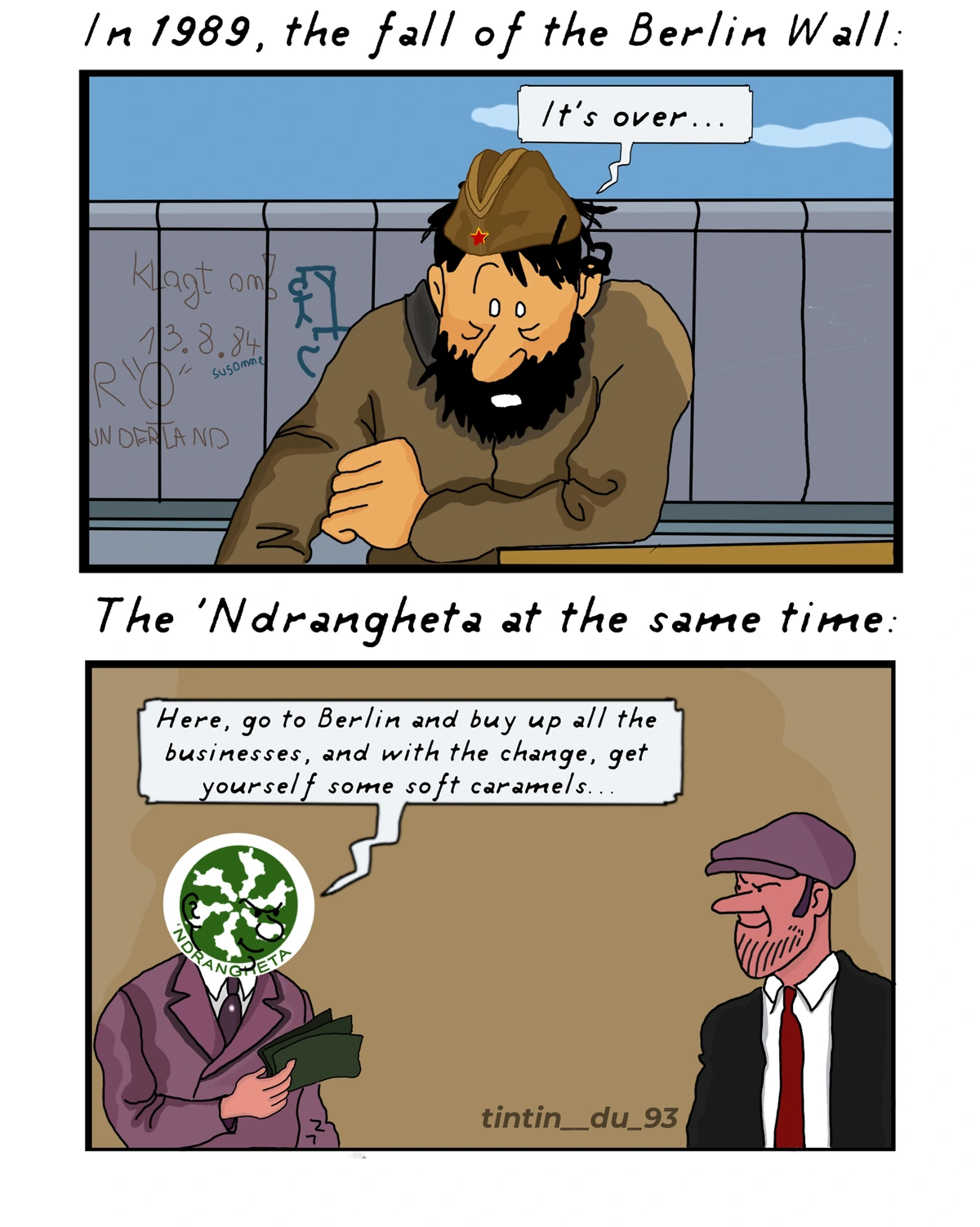 "Never let a good crisis go to waste" - the Italian Mafia in Germany, apparently