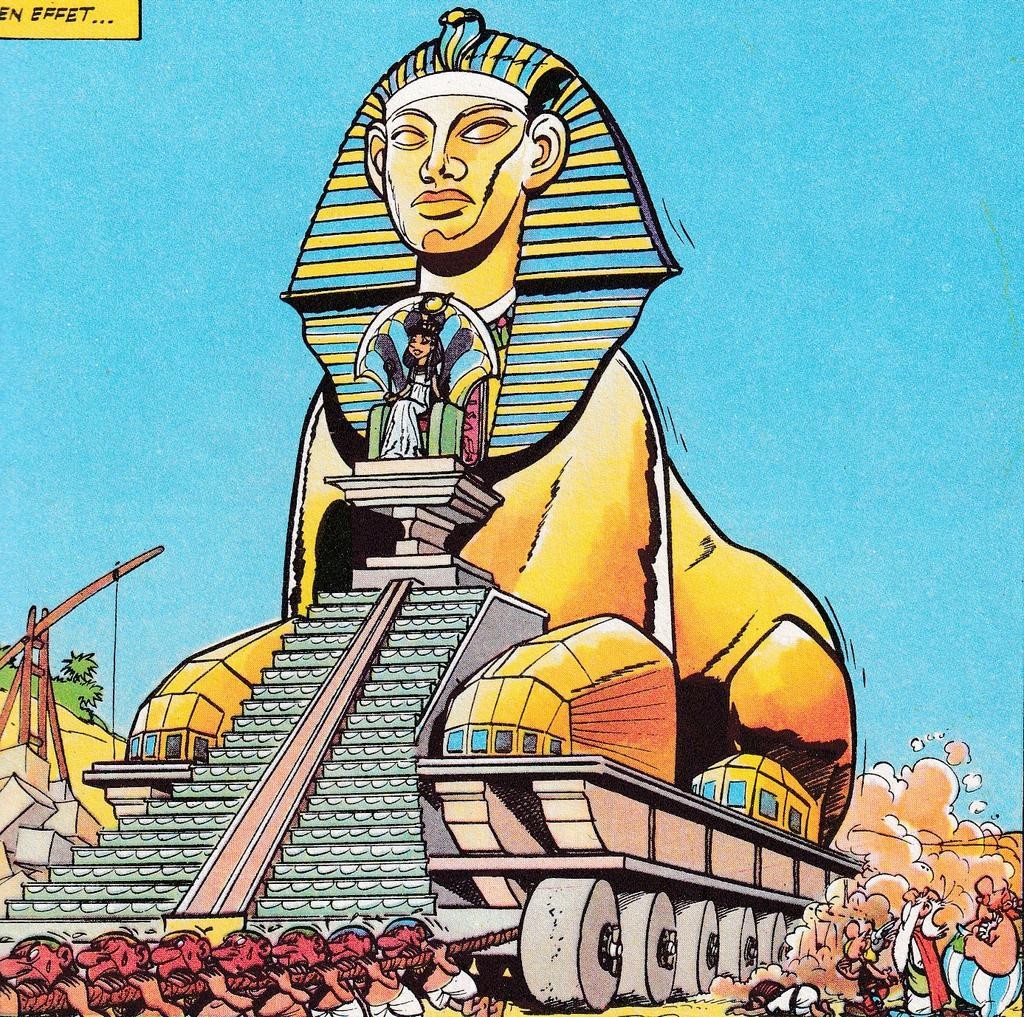 A panel from Asterix and Cleopatra - see post body for possibly amusing reminiscence