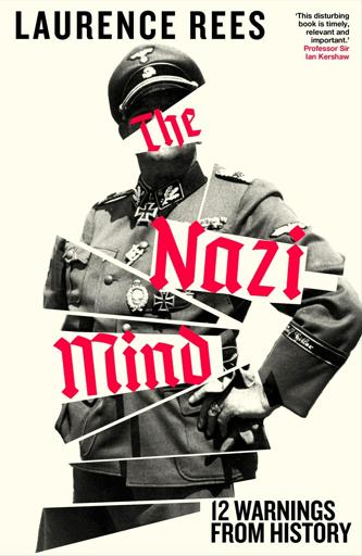 The book cover: a cut-up version of a Nazi general, no face in sight, but the body carries a certain jingoistic pose that is typical for people who believe that (fascist) hierarchies are a must in some ways.